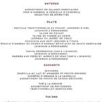 Menu Restaurant Ziryab Rabat June 2023 442923